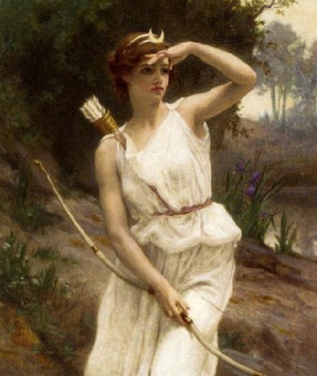 Guillaume Seignac Diana the Huntress oil painting picture